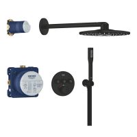 Grohe Precision SmartControl Duschsystem, mit Thermostat, schwarz matt 348742430