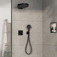 Vorschau: Hansgrohe ShowerSelect Comfort E Thermostat UP für 2 Verbraucher, schwarz matt