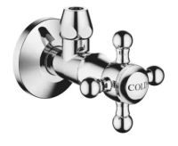 Dornbracht Madison Eckventil 1/2", mit Porzellanplättchen COLD chrom 22900360-00