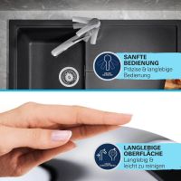 Vorschau: Grohe Start Küchen-Wasserhahn Niederdruck mit Dual Spülbrause, chrom