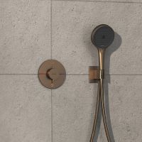Vorschau: Hansgrohe ShowerSelect Comfort S Thermostat brushed bronze 15554140