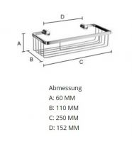 Vorschau: Smedbo Sideline Seifenkorb/Duschkorb, chrom