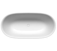 Vorschau: Kaldewei Meisterstück Oyo Duo Badewanne freistehend 163x77cm Mod. 1050-4034, mit Überlauf
