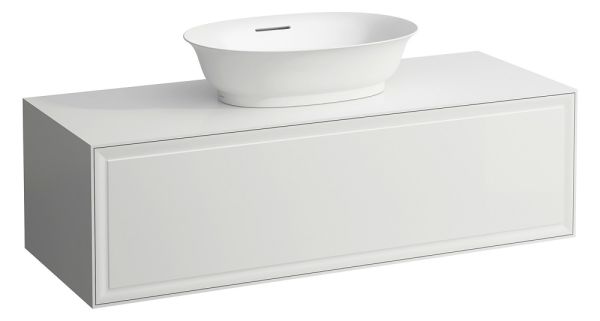 Laufen The New Classic Schubladenelement 118cm, 1 Schublade, Ausschnitt Mitte, zu WT 81285.0.1.2.3 weiß, H4060210851701