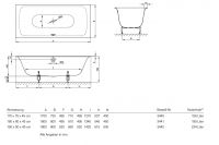 Vorschau: Bette BetteLux Rechteck-Badewanne 180x80cm