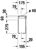 Vorschau: Duravit Serie 1930 Spülkasten 3/6L mit Dual Flush, Anschluss unten links, WonderGliss, weiß