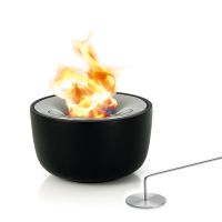 blomus FUOCO Gelfeuerstelle 400 ml, edelstahl poliert/schwarz