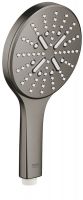 Vorschau: Grohe Rainshower SmartActive 130 Regendusche Handbrause, 3 Strahlarten hard graphite gebürstet 26574AL0