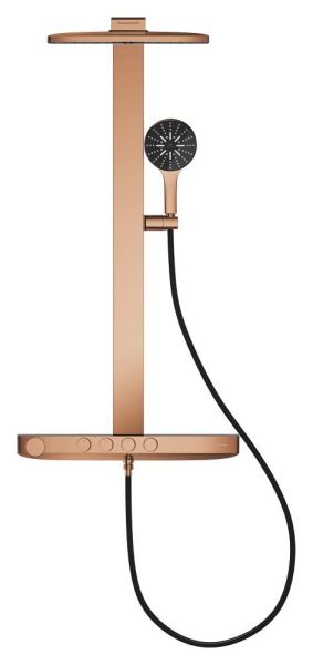 Grohe Rainshower Aqua Pure Duschsystem mit Thermostat, eckig