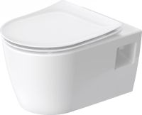 Vorschau: Duravit Soleil by Starck Wand-WC Set inkl. WC-Sitz mit Absenkautomatik, HygieneGlaze, rimless 45860920A1
