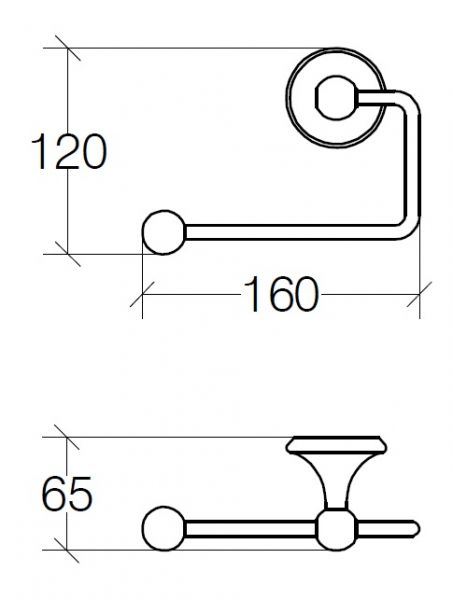 lineabeta VENESSIA Toilettenpapierhalter