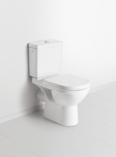 Villeroy&Boch O.Novo Stand-Tiefpül-WC, spülrandlos mit DirectFlush für Kombination, 36x67cm 5661R001