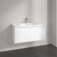 Vorschau: Villeroy&Boch Skyla Waschtischunterschrank C78900 100cm, 1 Auszug, brilliant whiteC78900VE 