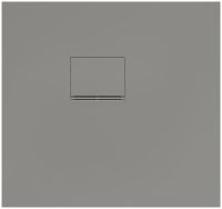 Villeroy&Boch Squaro Infinity Quaryl®-Duschwanne 80x75cm, Eckeinbau links gegen Wand, grey 