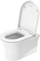 Vorschau: Duravit White Tulip Wand-WC 54x37cm, rund, Rimless®, weiß 2576092000