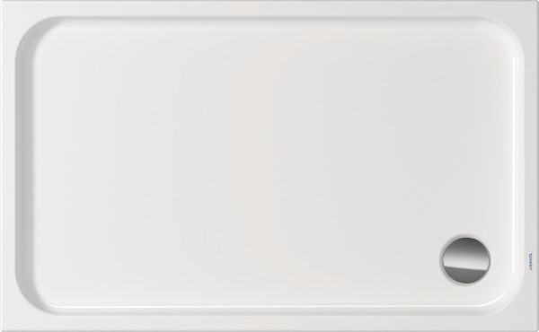 Duravit D-Code Duschwanne 130x80cm, Sanitäracryl, weiß 720256000000000