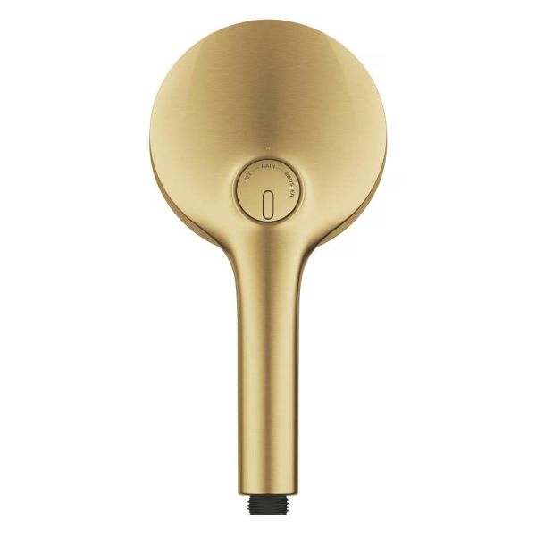 Grohe Vitalio Joy+ 120 Handbrause mit 3 Strahlarten, 6,3 l/min, cool sunrise gebürstet 134863GN00 