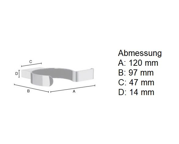 Smedbo Air Fön- und Glätteisenhalter, chrom