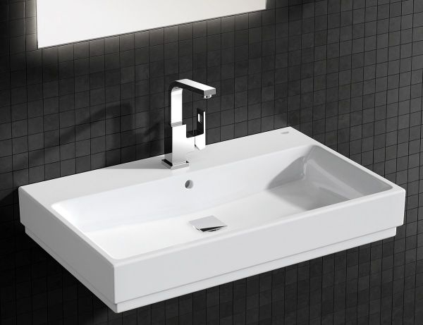 Grohe Cube Keramik Waschtisch 80x49cm, weiß PureGuard