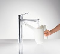 Vorschau: Hansgrohe Focus Einhebel-Waschtischmischer 190 mit Zugstangen-Ablaufgarnitur, chrom