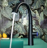 KWC ZOE Küchenarmatur schwarz 124349