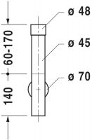 Vorschau: Duravit Design Siphon, schwarz matt 0050364600