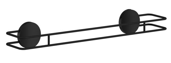 Smedbo selbstklebende Handtuchstange 50cm, schwarz BB3464