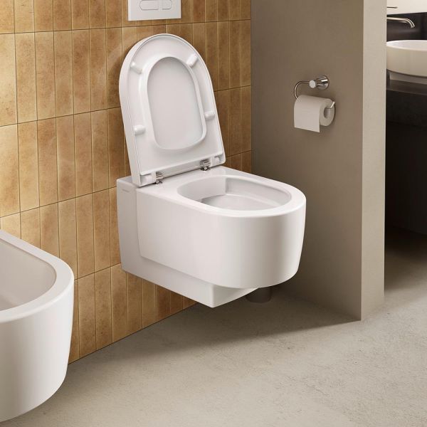 Duravit Balcoon Wand-WC 37x54cm, spülrandlos, DuraShield, weiß
