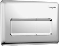 hansgrohe iFrame Original Q Betätigungsplatte für 2-Mengen-Spülung, chrom 66001000  hansgrohe iFrame Original Q Betätigungsplatte für 2-Mengen-Spülung, chrom 66001000