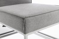 Vorschau: KETTLER MODENA MODULAR Casual Dining Lounge-Ecksofa 5er SET Sunbrella®, silber/flanelle