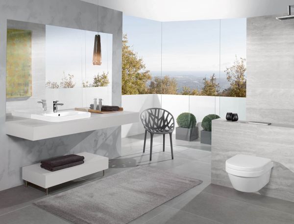 Villeroy&Boch Architectura WC-Sitz mit Soft-Close und Quick-Release, oval, weiß