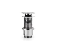 lineabeta BUSI E CANE Druck-Ablaufgarnitur mit Überlauf max. 7cm, chrom 53992.29