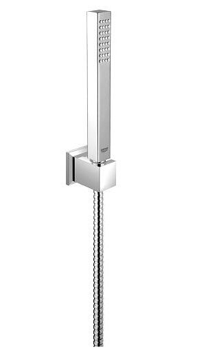 Grohe Euphoria Cube+ Stick Wandhalterset mit Handbrause 1 Strahlart, chrom 27889000