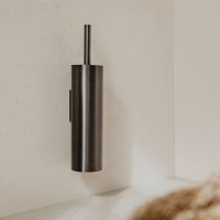 ZACK Linea Toilettenbürstengarnitur rund, graphite 40878