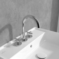 Vorschau: Villeroy&Boch Loop&Friends Einhebel-Waschtischauslauf-Set chrom TVZ10600900061