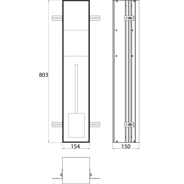 emco asis plus WC-Modul 80cm, Papierentnahme oben, befliesbar