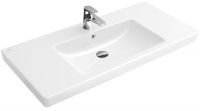 Villeroy&Boch Subway 2.0 Schrankwaschtisch, 80x47cm, 1 Hahnloch, mit Überlauf