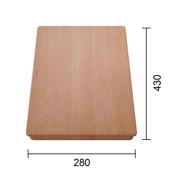 Blanco Schneidbrett aus massiver Buche 43x28cm