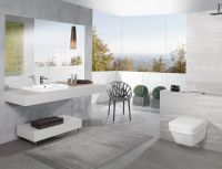Vorschau: Villeroy&Boch Architectura Wand-Tiefspül-WC eckig, spülrandlos mit DirectFlush, weiß, 5685R001