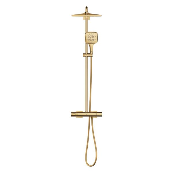 Grohe Rainshower SmartActive 310 Cube Duschsystem Aufputz, cool sunrise