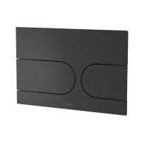 Vorschau: TOTO RW auto flush WASHLET® m. weißer Leiste, Komplett-SET weiß mit Betätigungsplatte, schwarz matt