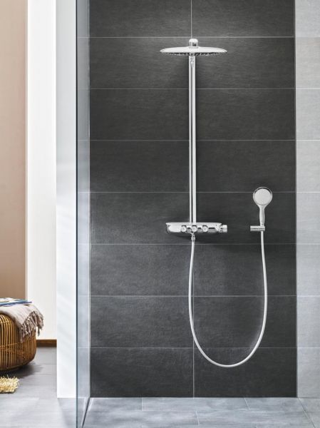 Grohe Rainshower System SmartControl 360 DUO Duschsystem mit Thermostatbatterie, chrom