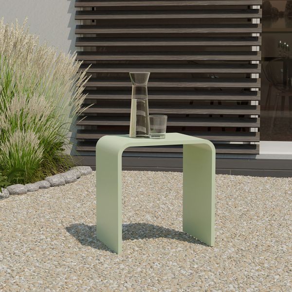 Steinberg Serie 430 Duschhocker aus Mineo Stone 4307003 salbei