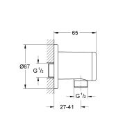 Vorschau: Grohe QuickFix Vitalio Wandanschlussbogen, chrom