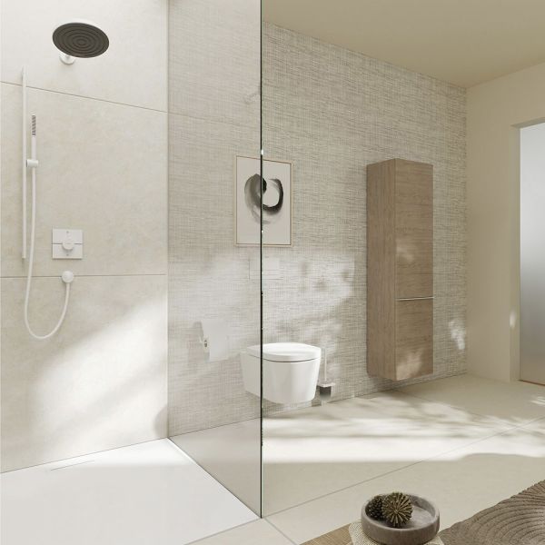 Hansgrohe ShowerSelect Comfort E Thermostat UP für 2 Verbraucher, weiß matt