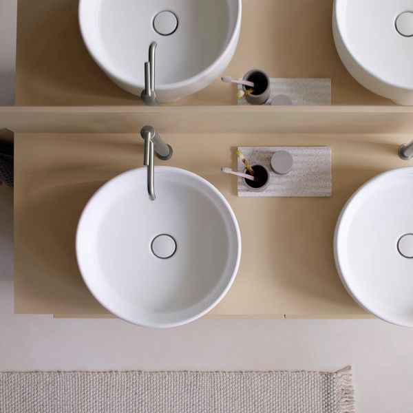 Duravit Balcoon Konsole 130x55cm für 2 Aufsatzwaschbecken