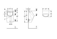 Vorschau: Geberit Renova Plan Urinal Zulauf von hinten, Abgang nach hinten, weiß_2