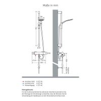 Vorschau: WimTec ECOSAN - Freispülrohr, chrom 130355