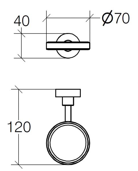 lineabeta BAKETO Halter, chrom