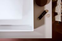 Vorschau: hansgrohe Xuniva Evo E Aufsatzwaschtisch 65x40cm mit Ablaufventil, SmartClean & HygieneEffect, weiß